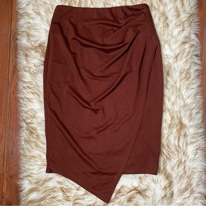 Kate Kasin faux wrap pencil skirt